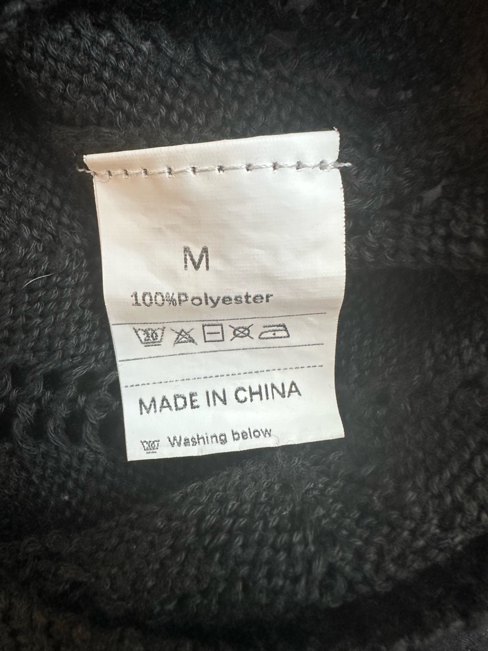Women's Black Knit V-Neck Camisole Top - Picture 5 of 7